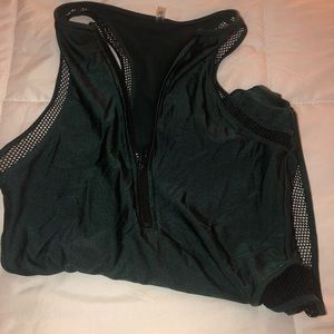 Final Sale NWOT ✨Green and mesh one piece